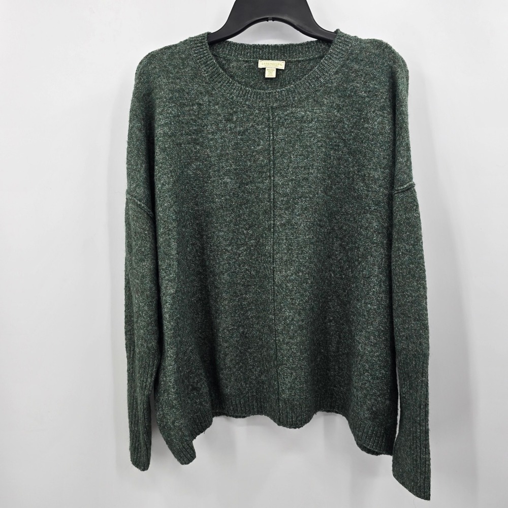 Legendary Outfitters Sweater Womens XXL Forest Green Knit Crewneck Pullover